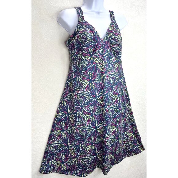Patagonia Women's Minette Dress Size Medium in Big Congo Glass Blue - Picture 4 of 12